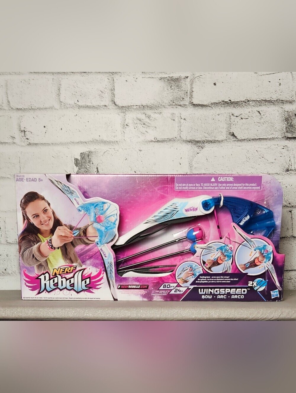 Nerf Rebelle Wingspeed Bow Blaster New In Box Discontinued Hasbro Archery Toy